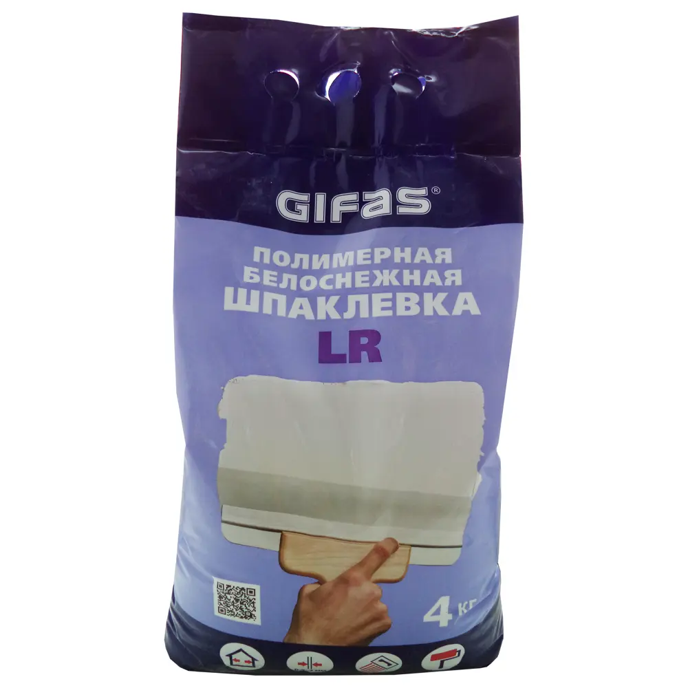 Шпаклевка полимерная Gifas LR 4 кг STLM-2114706