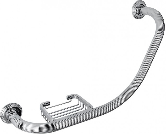 B3375 Поручень с мыльницей (хром) COLOMBO HERMITAGE Colombo Design