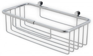 D15(17) Stil Haus, решётка в ванную 1-уровневая прямоугольная, длина 25 см, цвет розовое золото