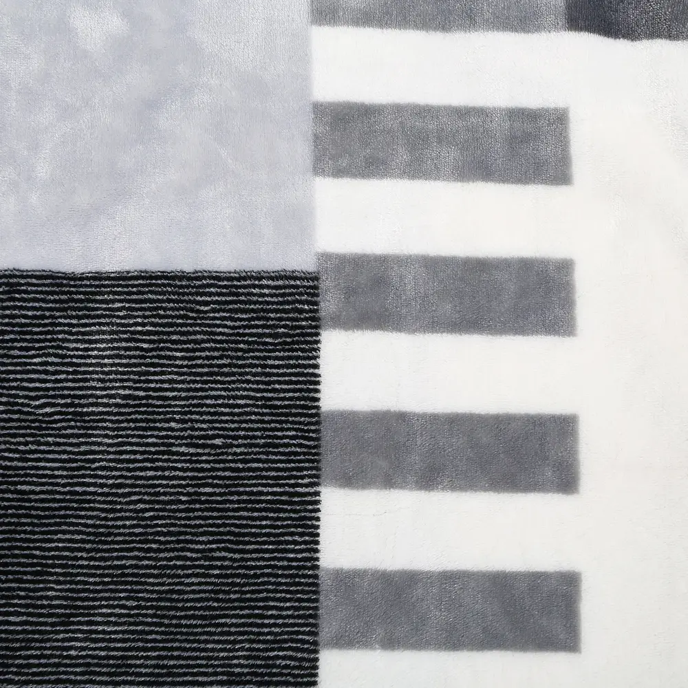 Плед Сolor 180х200 см велсофт цвет серый Santreyd STLM-2170792 - Вид №1