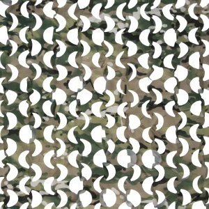 Сетка маскировочная Камуфляж мультикам 2x6 м зеленый/коричневый/черный