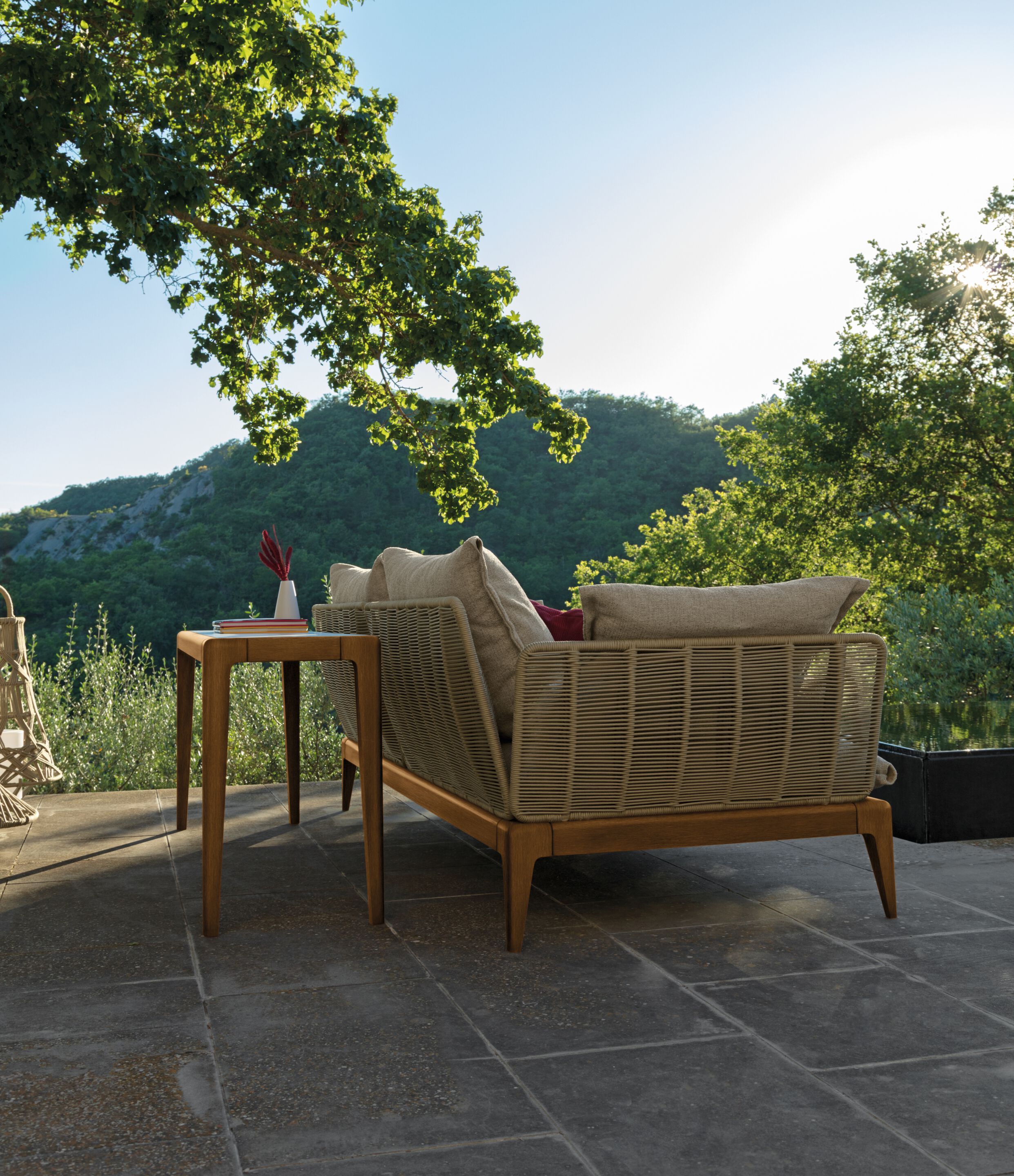 Прямоугольная Садовая консоль Talenti Cruise Teak ARCH-00113189 - Вид №2