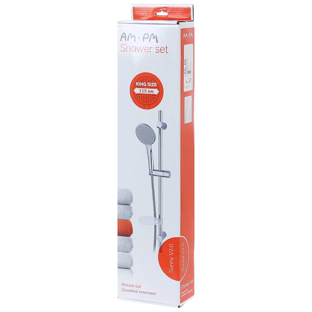 Душевой комплект «Sunny»: насадка, шланг и рейка AM.PM Без серии STLM-2154054 - Вид №6