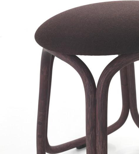 EXPORMIM Высокий табурет из ротанга с подставкой для ног  T088 / t084  - Вид №4