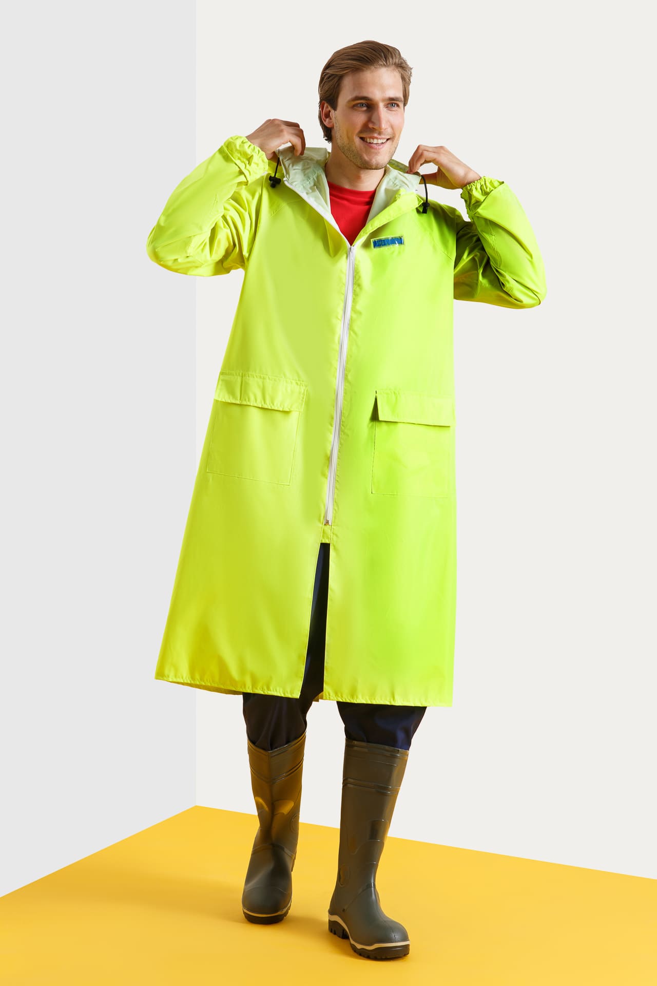 4958074 Плащ влагозащитный " WPL" лимонный POSEIDON  Непромокаемая спецодежда  размер 56-58  - Вид №2