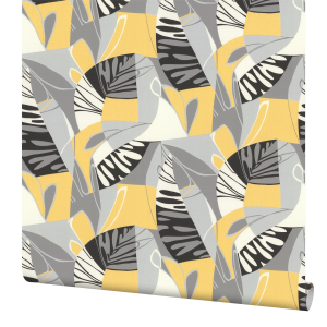 ПАЛИТРА Polynesia - флизелиновые обои с тропическим узором для гостиной 85633442