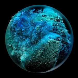 Картина на стекле «Космо» 40x40 см цвет бирюзовый 82977321 STLM-2106126