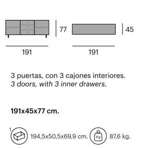 Ротанг Мадиа с распашными дверями Pilma Virotec ARCH-00129215 - Вид №6