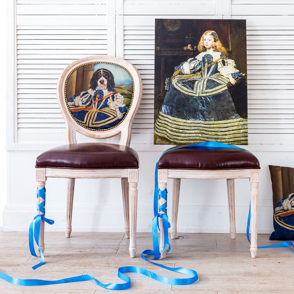3718825 Стул «Музейный экспонат», версия 16 «Инфанта Маргарита в возрасте 8 лет» Object Desire  - Вид №3