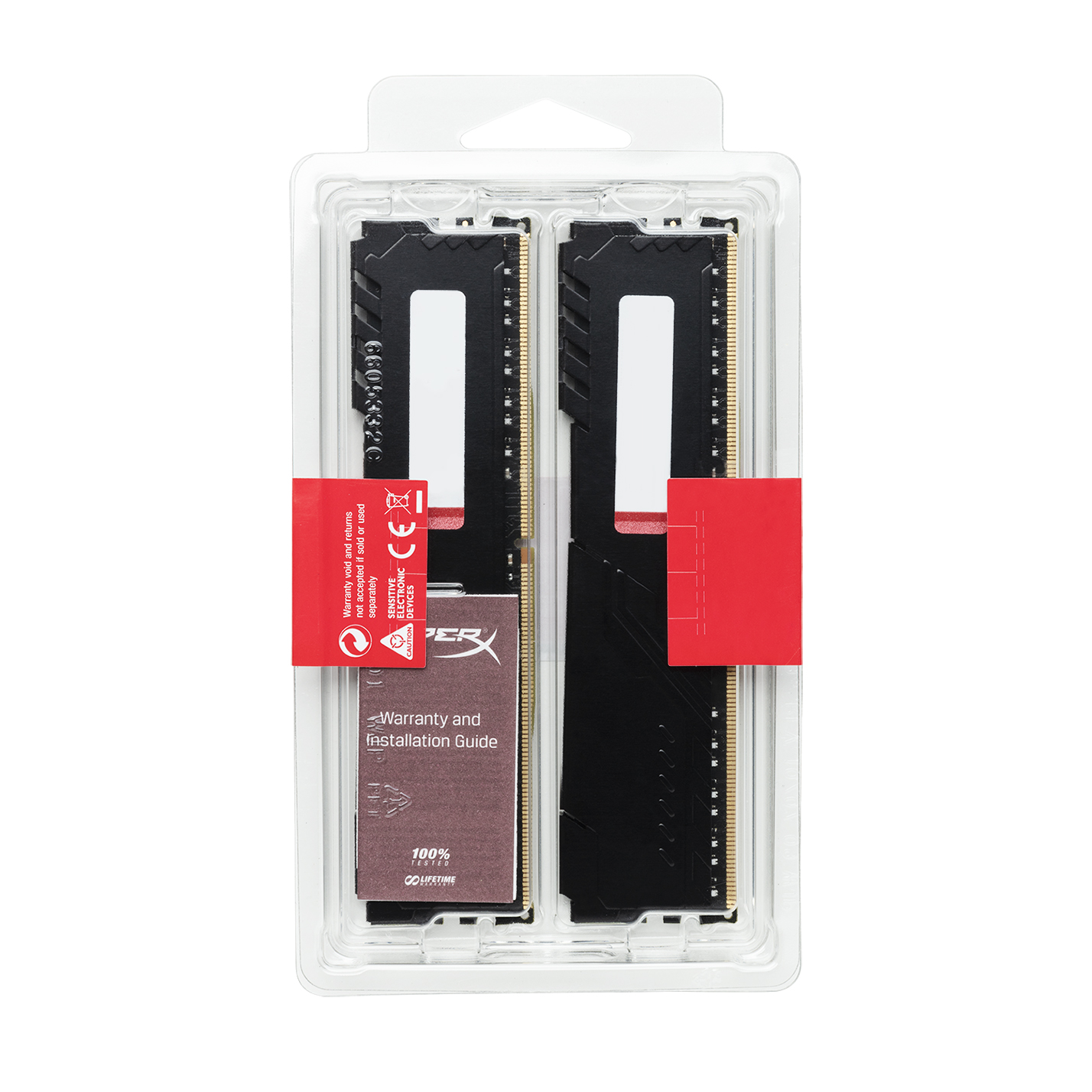 HX436C17FB3K2/16 16gb 3600mhz ddr4 cl17 dimm (kit of 2) 1rx8 hyperx fury black Kingston Santreyd  - Вид №5