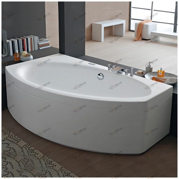 Ванна Gruppo tressee Suri 175 VTL-V2751-SX белая угловая большая левая Gruppo Treesse VTLV2751SX