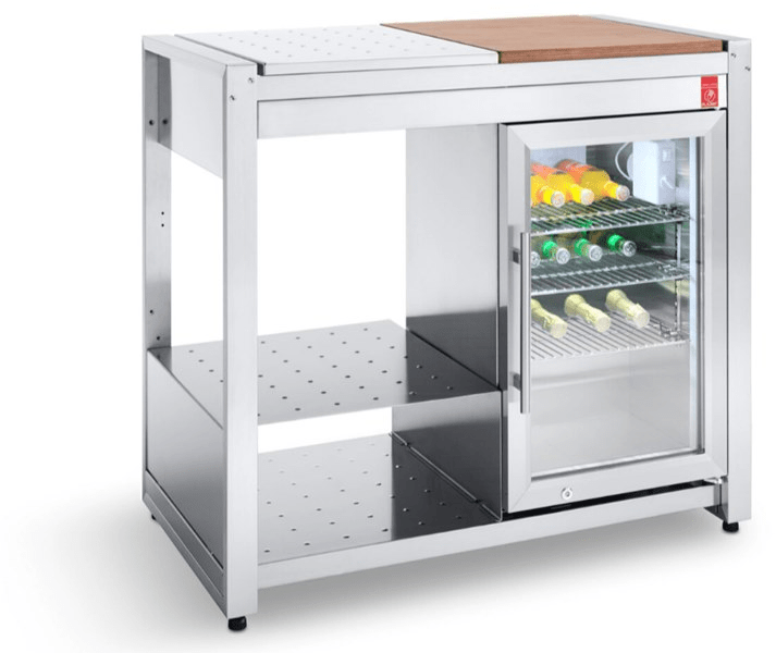 PLA.NET Outdoor Cooking Электрическая летняя кухня из нержавеющей стали с холодильником Oasi sun-id-1352032 - Вид №1