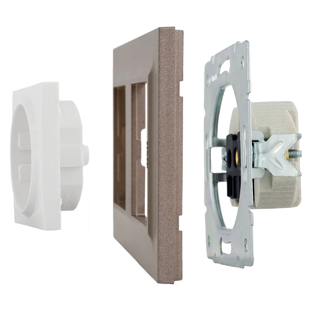 Рамка для розеток и выключателей Legrand Structura 2 поста, цвет шампань STLM-2039569 - Вид №3