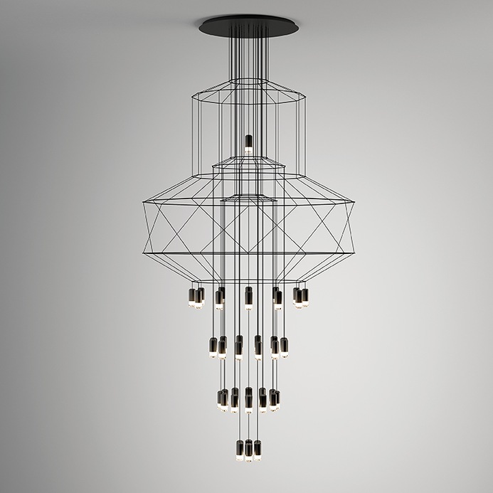 040519 Люстра Vibia Wireflow - Вид №2