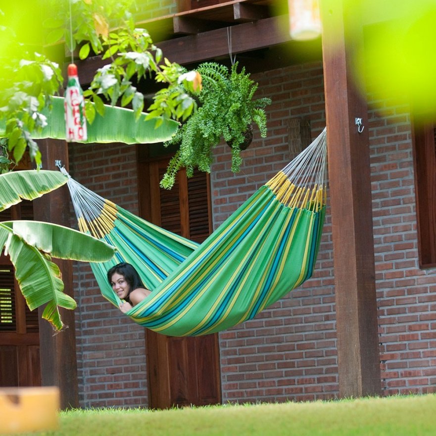 Подвесной гамак двухместный Currambera kiwi IMPEX  132323 Зеленый  - Вид №2