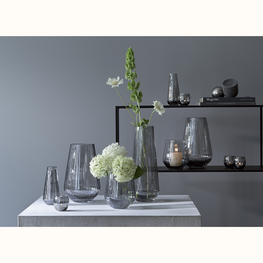 G1528-16-572 Ваза zinc 16см серая LSA International  - Вид №2