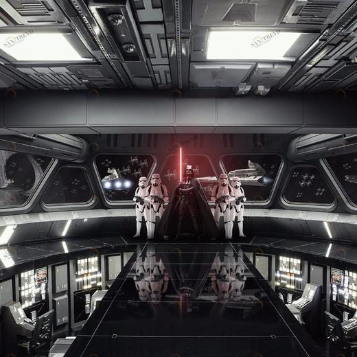8-445-Star-Wars-Destroyer-Deck Фотообои Komar Disney 3.68х2.54 м 8445STARWARSDESTROYERDECK