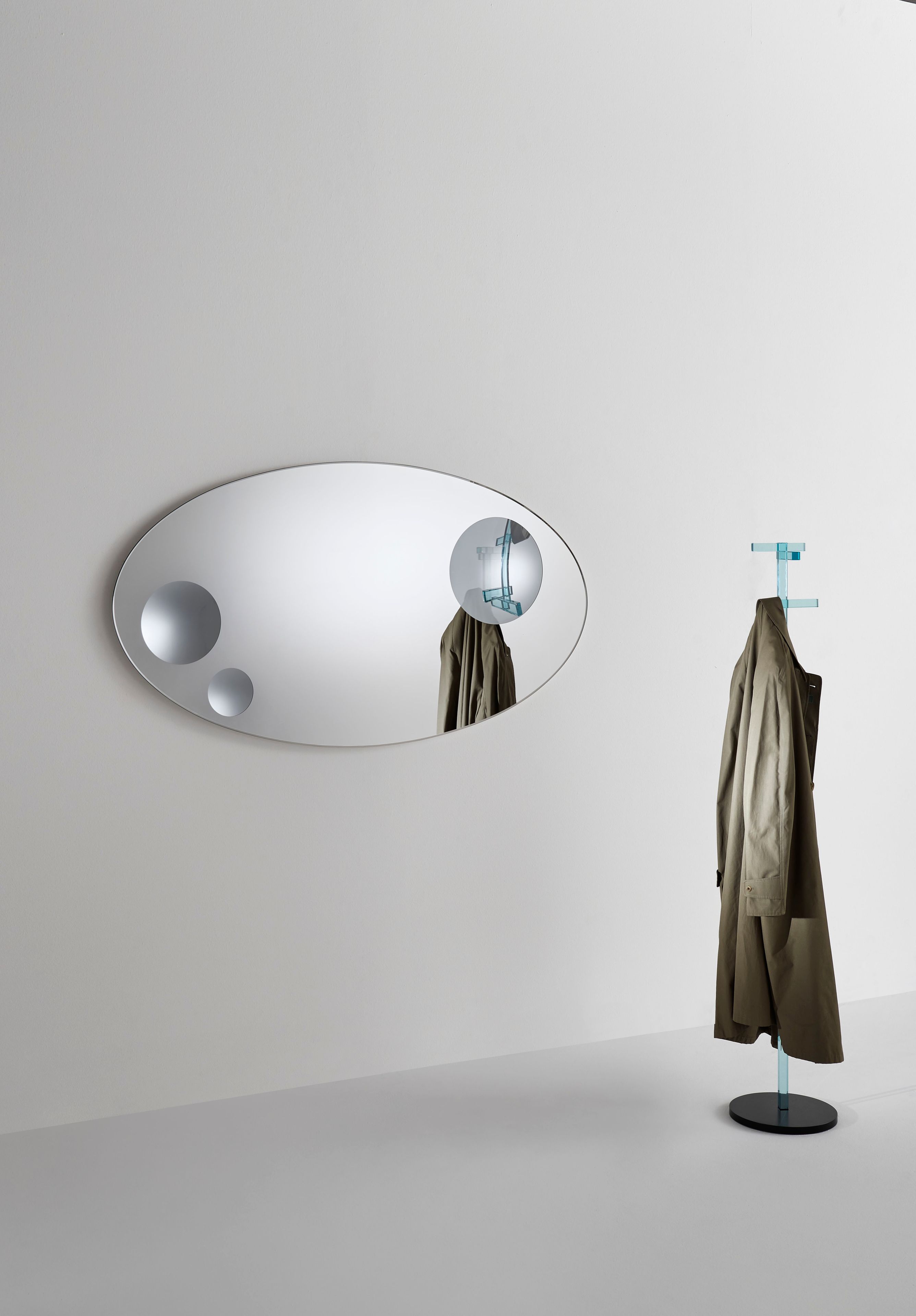 Овальное зеркало из хрусталя Glas Italia CELESTE ARCH-00098834 - Вид №1