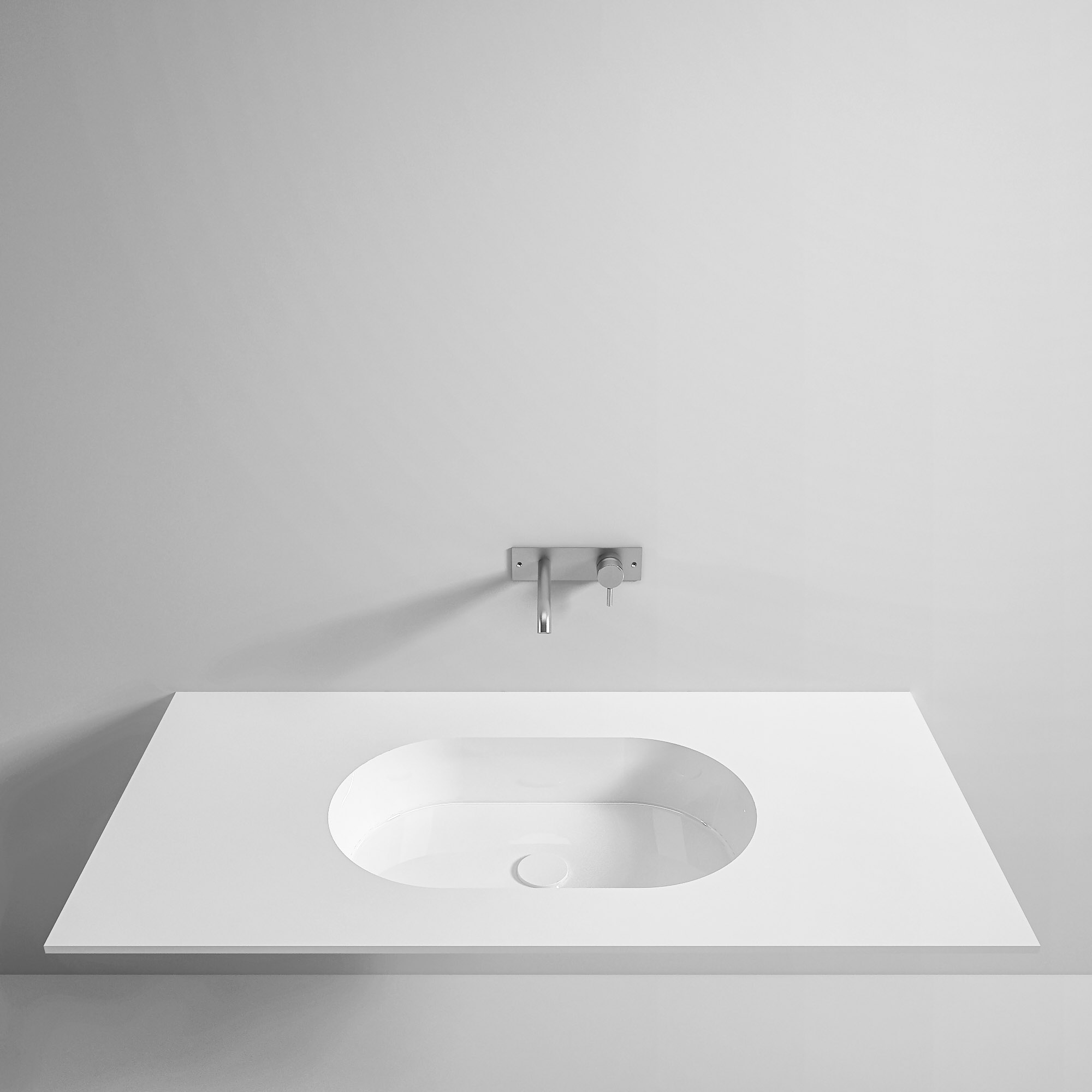 Rexa Design Топ из гелькоута с овальной раковиной REXA-ST96 