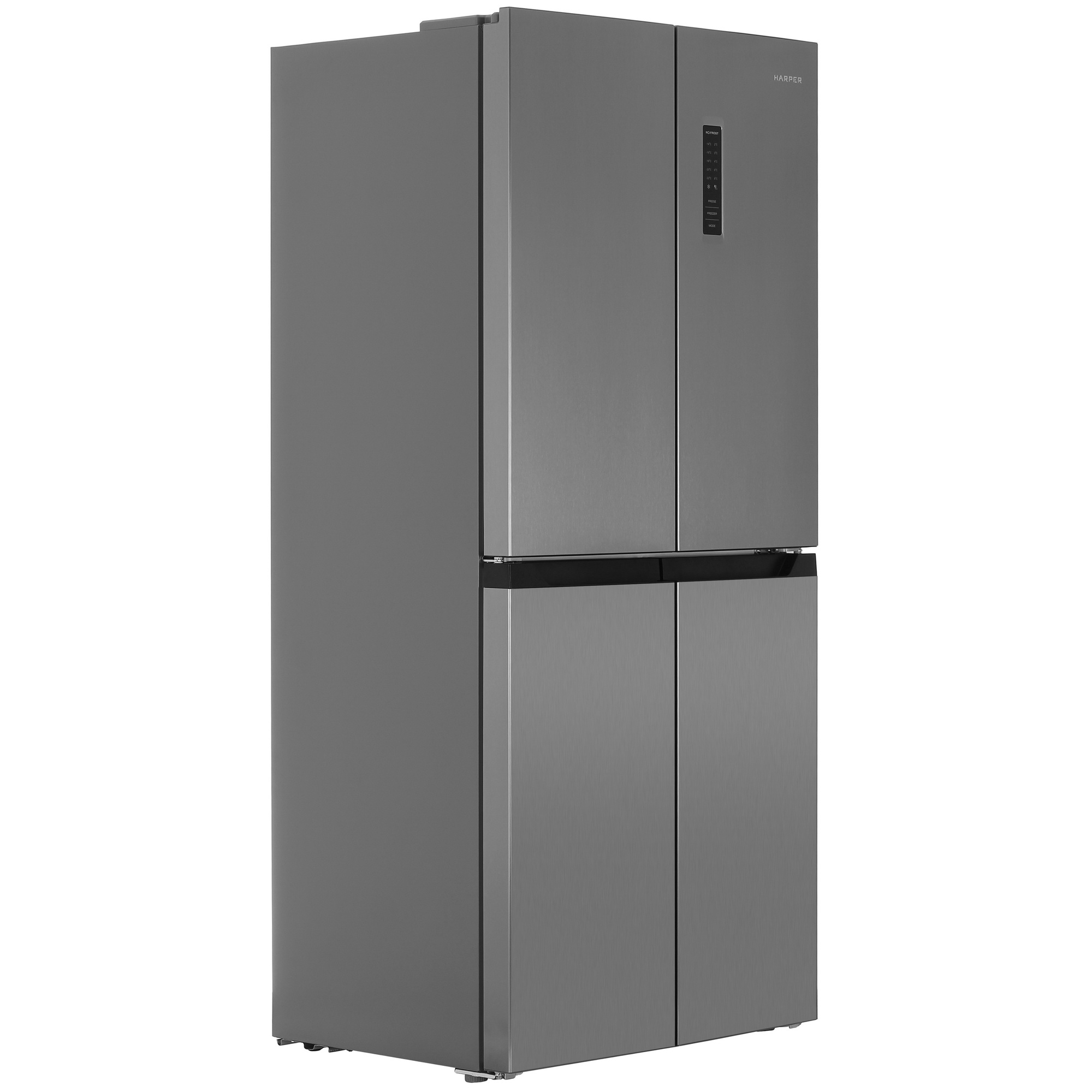 9197177 Холодильник Side by Side   Harper RH6966BI серебристый STDN-0139142