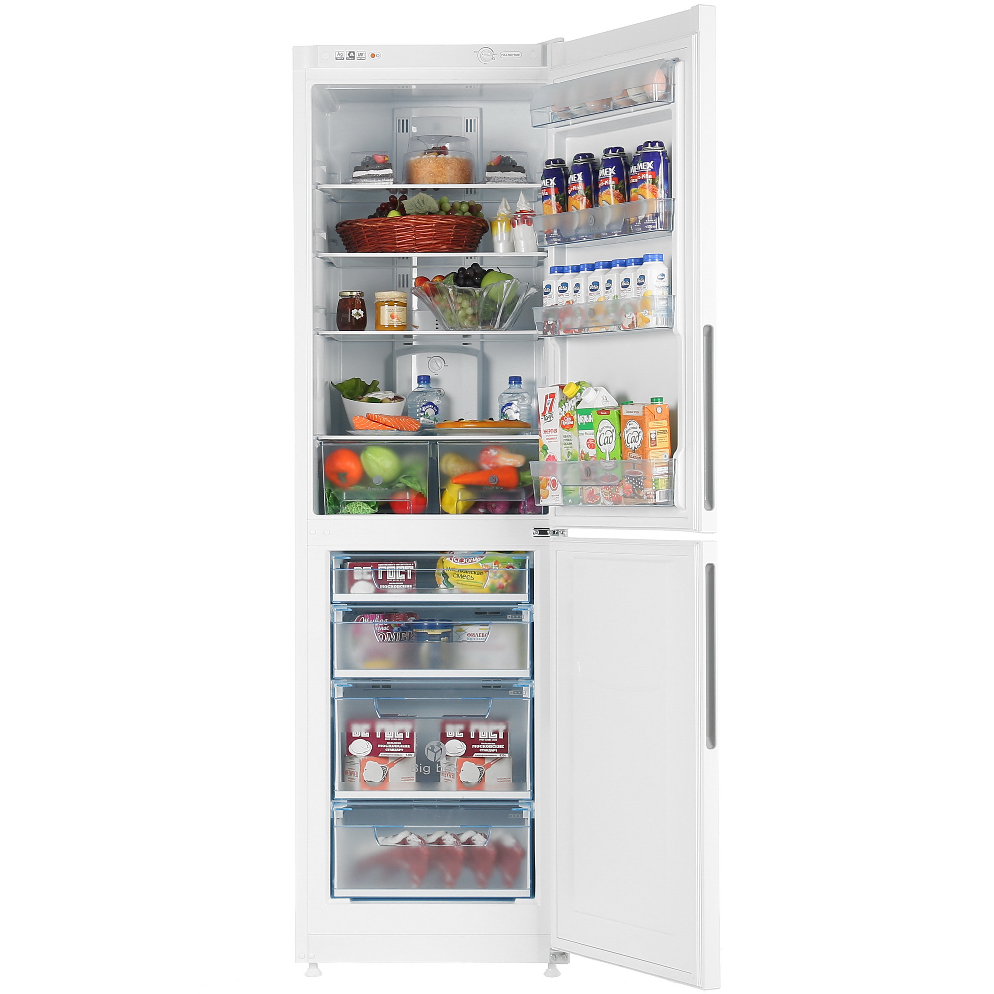 8140602 Холодильник с морозильником   Pozis RK-FNF-172W белый STDN-0043547 - Вид №5