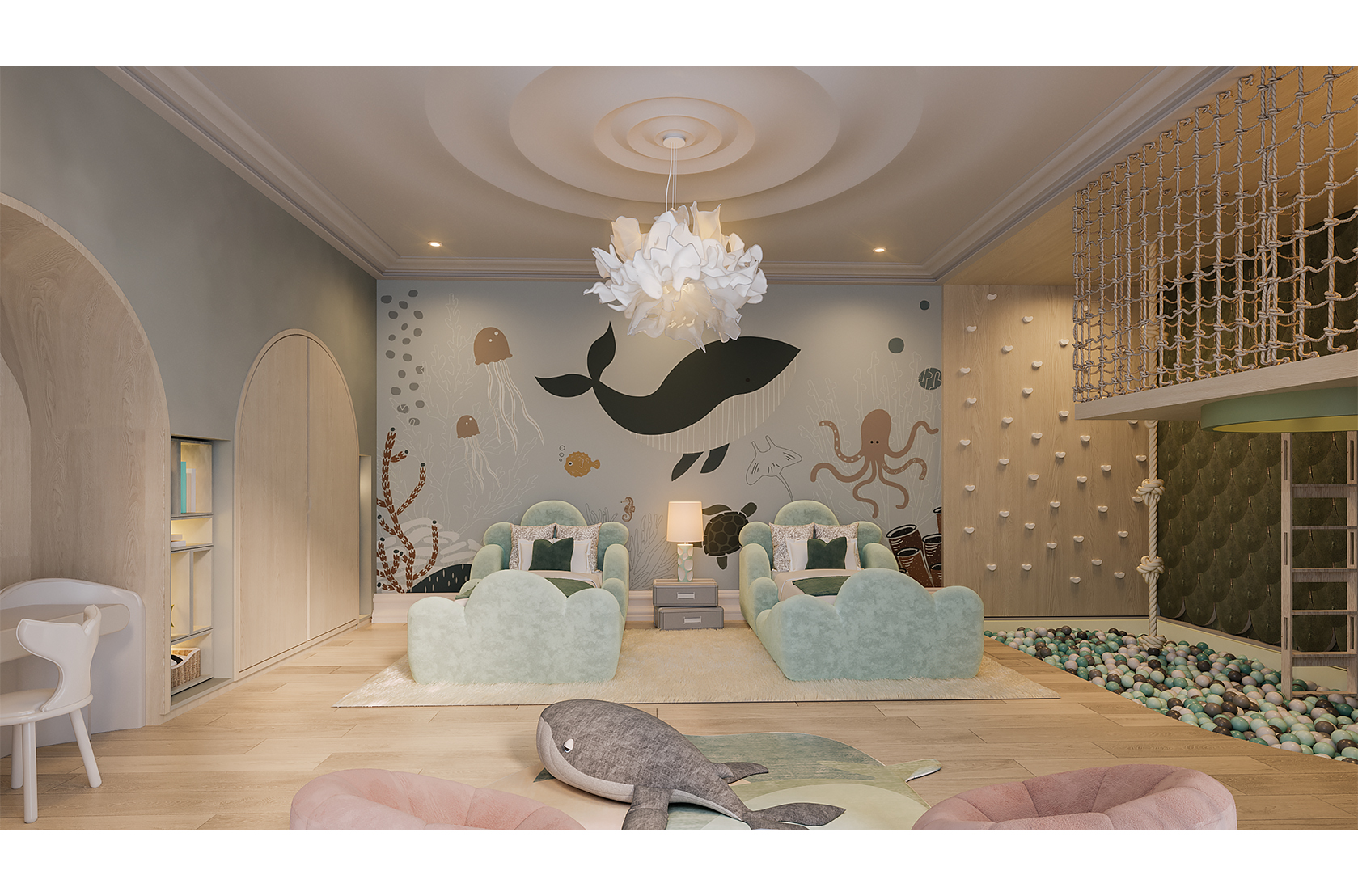 CIST792 Детская односпальная кровать Тристен Circu  - Вид №6