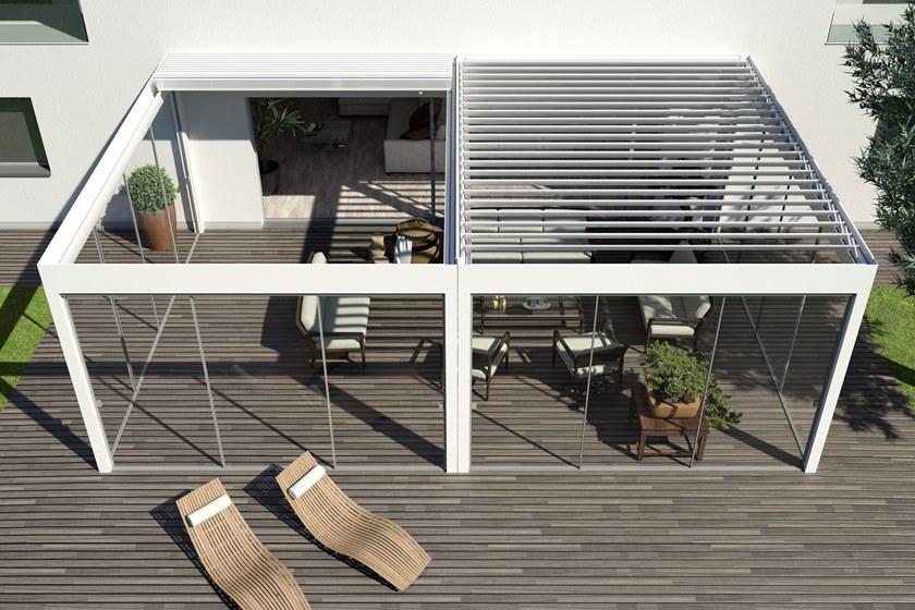 SUNROOM Пергола с регулируемыми жалюзи и сдвижной крышкой Outdoor /pergole bioclimatiche sun-id-1495704 - Вид №1