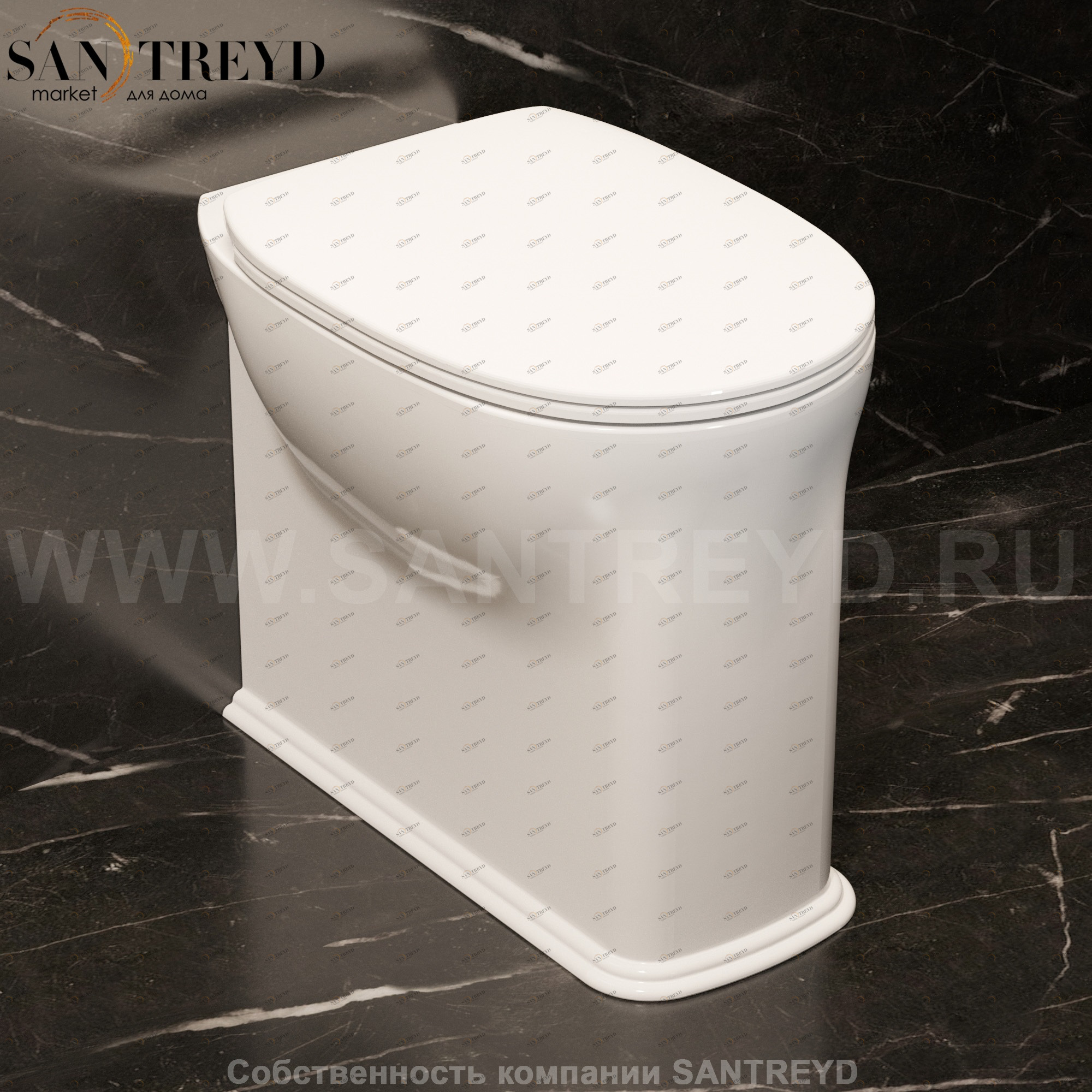 MA117G9016 Приставной унитаз напольный Белый Ceramica Flaminia Madre Италия