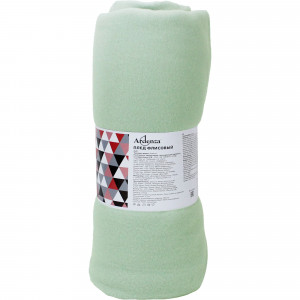 84330526 Плед 120x150 см флис цвет зелёный Toronto