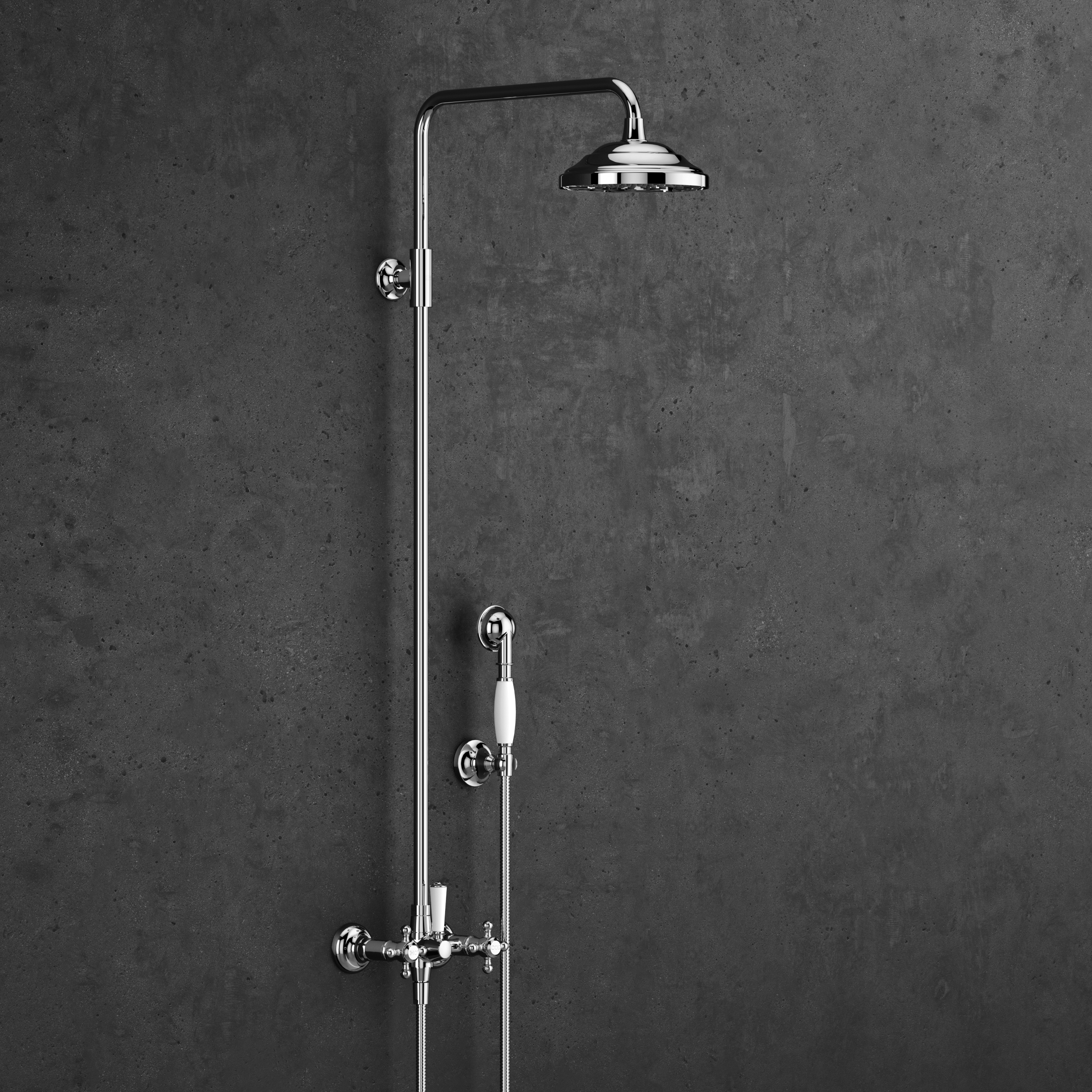 MADISON Showerpipe со смесителем для душа без ручного душа - хром DornBracht 26632360-00 - Вид №1