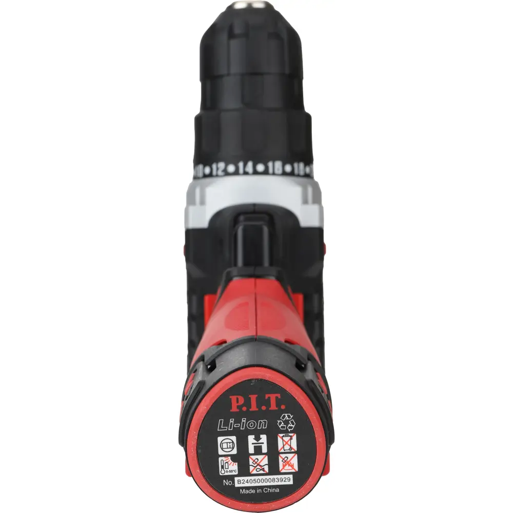 Дрель-шуруповерт аккумуляторная P.I.T. LPBM12K-10A, 12 В Li-Ion, 2x1.5 Ач STLM-2010955 - Вид №13