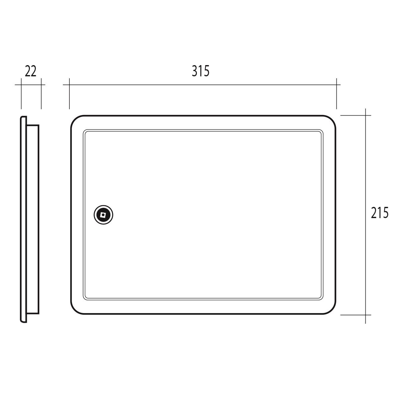 Инспекционная дверца для отверстия 300×200 мм First Corporation вентиляция ARCH-00040684 - Вид №5