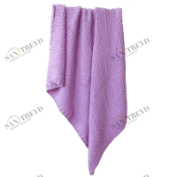 Плед NESTOR lilac APERO ВЯЗАНЫЕ, ОДНОТОННЫЕ 010323 Розовый;фиолетовый 
