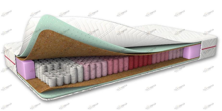 Матрас ортопедический 120x200 "Диона" BELABEDDING  129384 Белый 