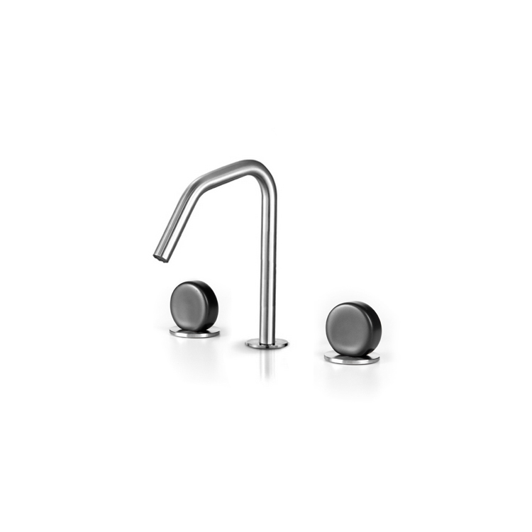 Смеситель на три отверстия для умывальника с изливом IOO205 linki 