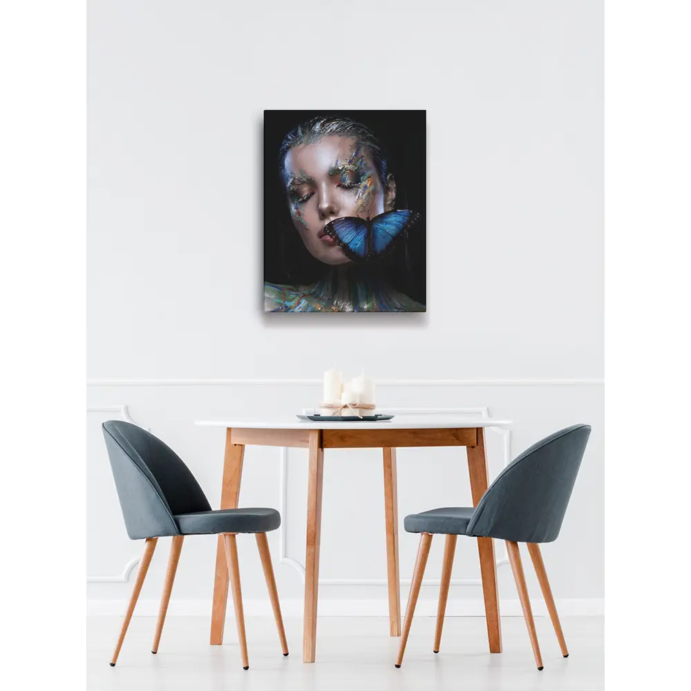 Картина на стекле Модель и бабочки AG 40-213 40x50 см POSTERMARKET STLM-2133585 - Вид №4