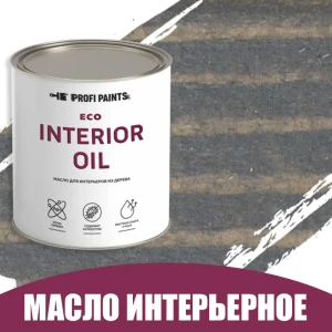 91314449 Масло для стен и потолков быстросохнущее Profipaints Eco Interior Oil 2.7л Серо-синий STLM-0854322