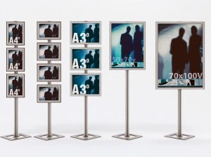 STUDIO T Напольный дисплей для объявлений и плакатов Teknoline system