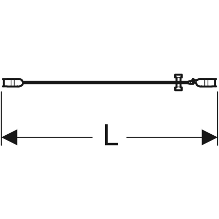 500.903.00.5 Распашная дверь IDO Showerama 10-0 Geberit  - Вид №2