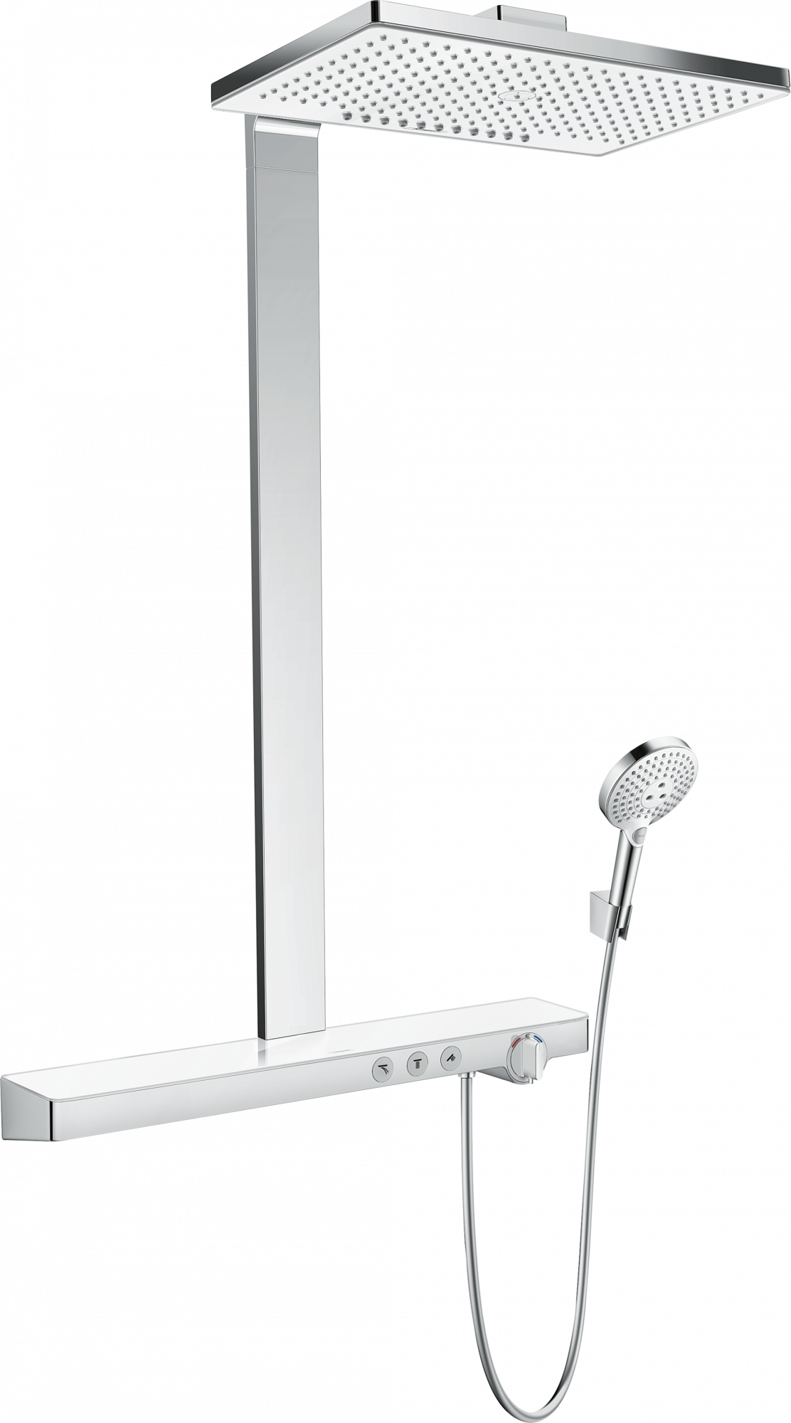 27028400 Rainmaker Select Showerpipe 460 2jet EcoSmart 9 л / мин с термостатом Hansgrohe 