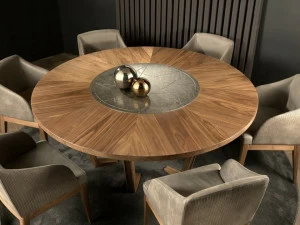 Arte Brotto Круглый стол из ореха Leonardo L613n/180