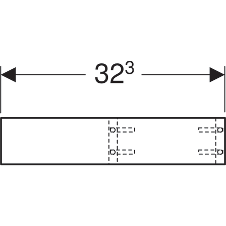 501000000 Перегородка для выдвижного ящика Geberit H-образная, для верхнего выдвижного ящика Geberit  - Вид №3