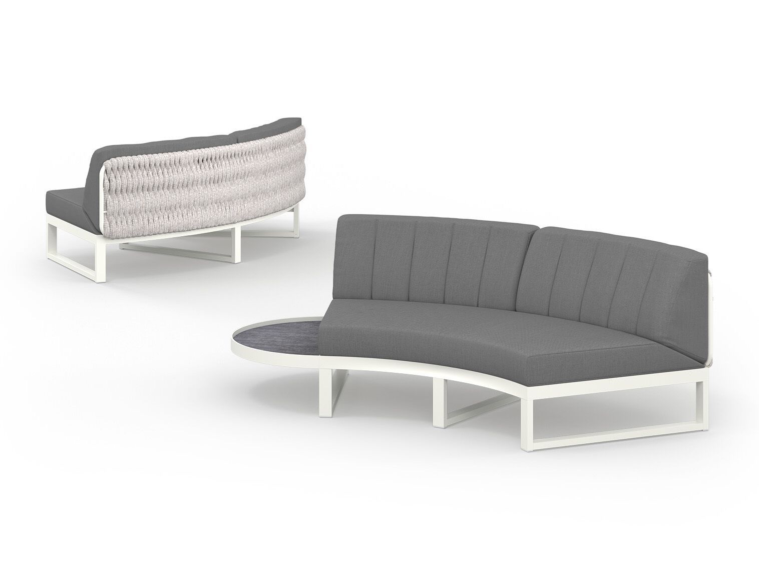 Модульный изогнутый садовый диван из ткани MAMAGREEN Munia ARCH-00037883 - Вид №6