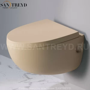 S511131 Подвесной унитаз настенный Бежевый A. e T. Italia OVAL Италия