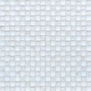 538 мозаика шахматка бел. колотый-бел.матовый 300х300 чип 15х15 (кор 0,54м/6шт/0,09м)