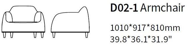 HC28 Cosmo Кресло из ткани с подлокотниками Bear D02-1 - Вид №1