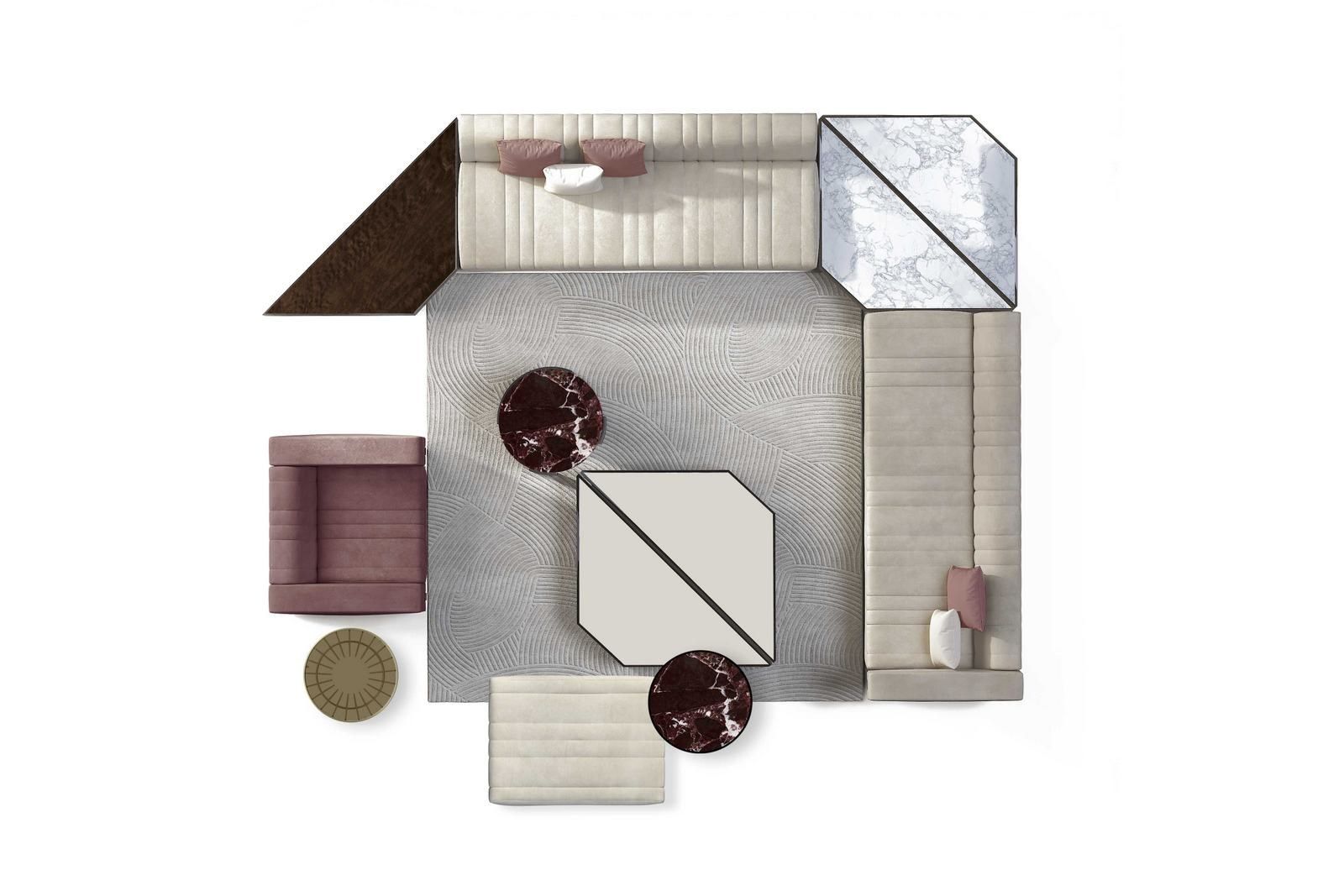 Угловой диван из ткани Capital Collection ARCH-00073727 - Вид №2