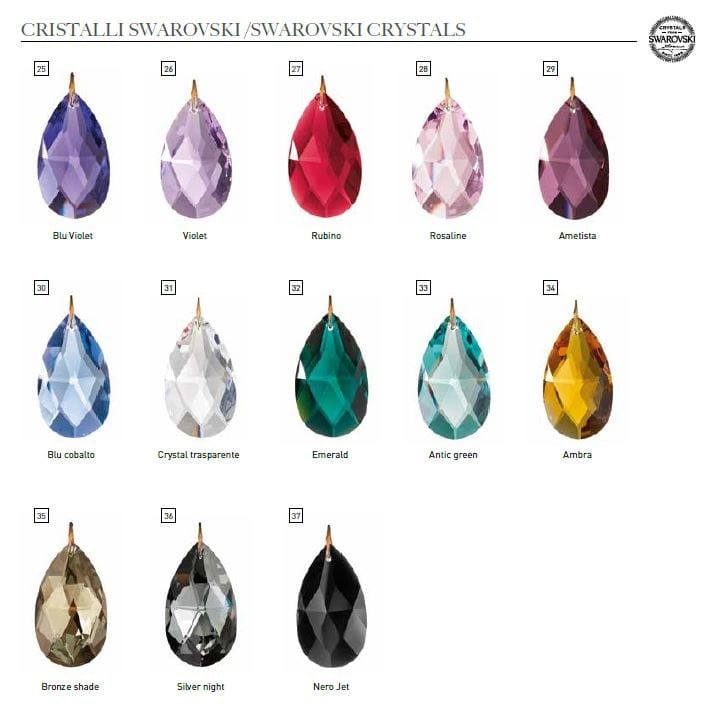 Люстра с кристаллами Swarovski® Euroluce Lampadari Аликанте ARCH-00144401 - Вид №3