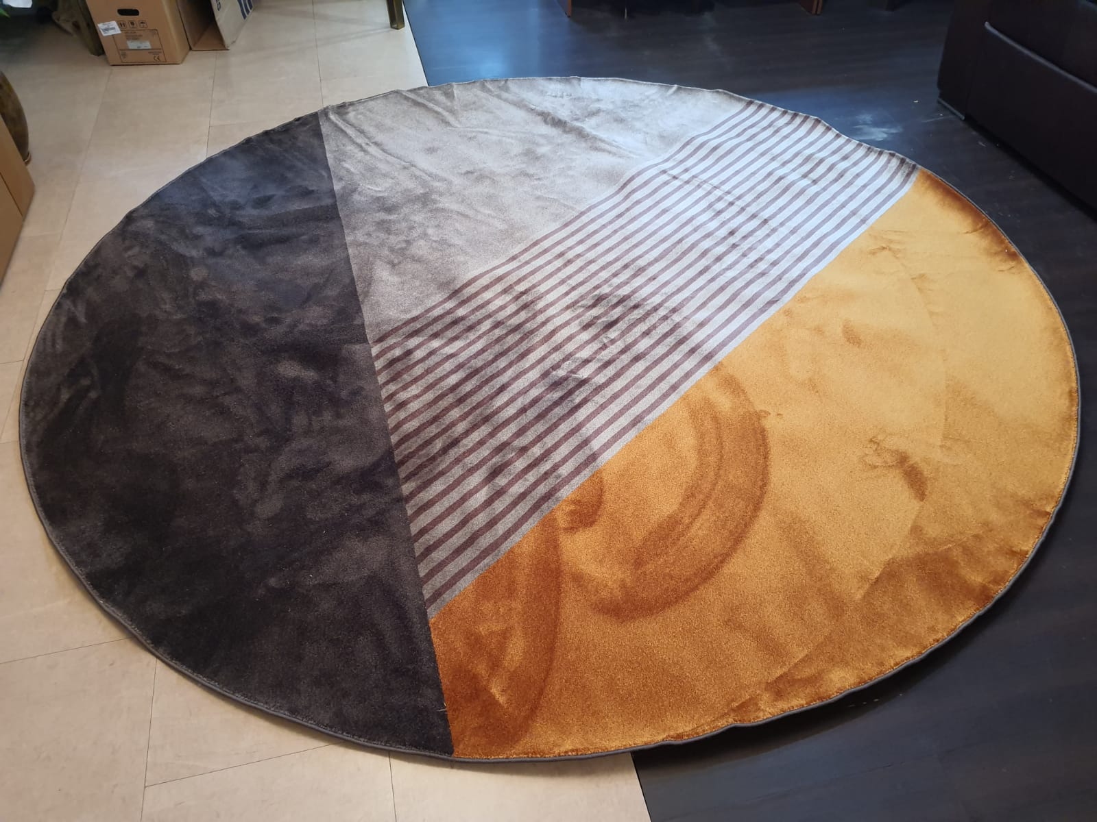 PROF Ковер в наличии из полиамида круглый диаметр 3 метра U0280S - Вид №25