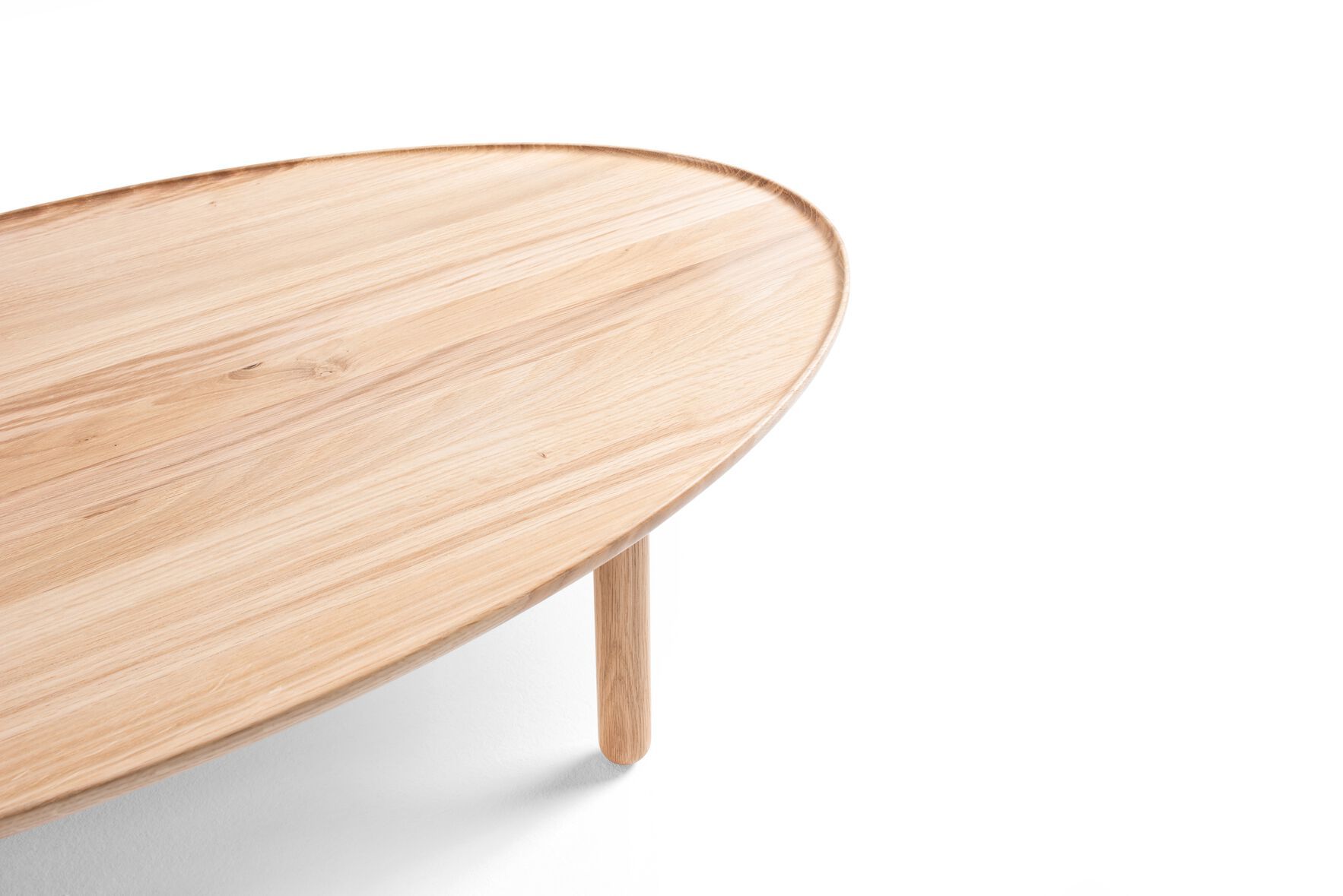 Овальный журнальный столик из дуба Gazzda Mu ARCH-00151248 - Вид №12